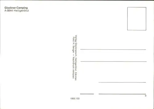 Heiligenblut Kaernten Glockner-Camping / Heiligenblut /Oberkaernten