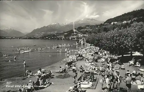 Millstatt Kaernten Kurort, See, Strandbad / Millstatt Millstaetter See /Oberkaernten