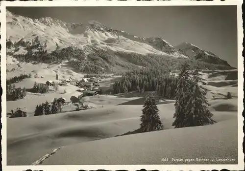 Parpan Rothorn Lenzerhorn / Parpan /Bz. Plessur