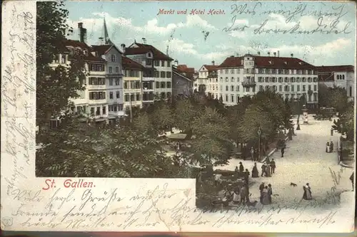 St Gallen SG Markt, Hotel Hecht / St Gallen /Bz. St. Gallen City