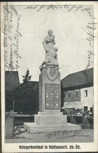 Voecklamarkt Kriegerdenkmal  / Voecklamarkt /Traunviertel