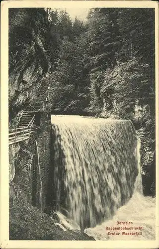 Dornbirn Vorarlberg Rappenlochschlucht Wasserfall / Dornbirn /Rheintal-Bodenseegebiet