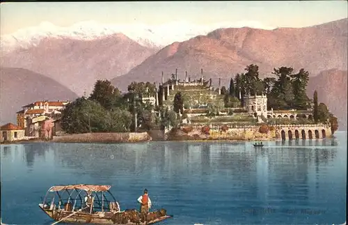 Isola Bella Lago Maggiore Schiff  / Italien /