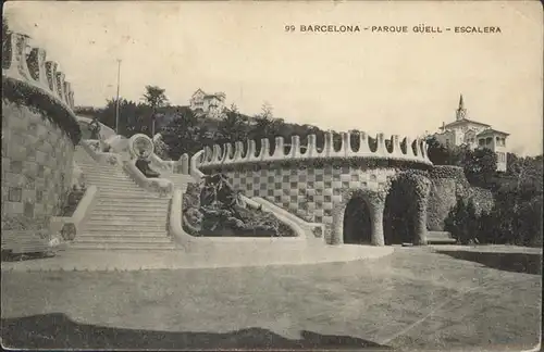 Barcelona Cataluna Parque Gueell / Barcelona /