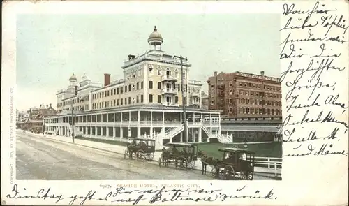 Atlantic City New Jersey Seaside Hotel Kutsche / Atlantic City /