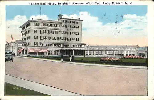 Long Branch New Jersey takanassee Hotel  Brighton Avenue West End  / Long Branch /
