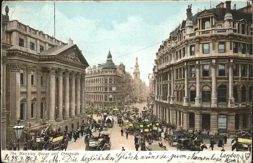 London Mansion House Cheapside Kutsche / City of London /Inner London - West