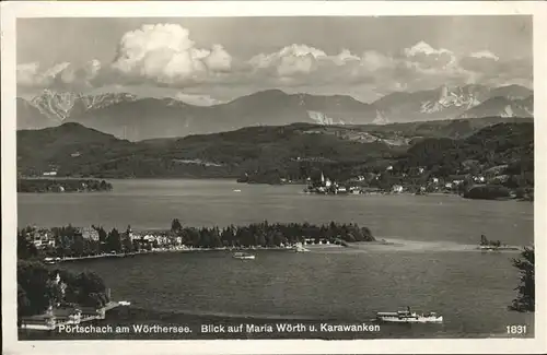 Poertschach Woerthersee Maria Woerth Boot /  /