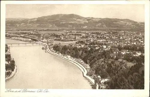 Linz Donau Gesamtansicht Donau / Linz /Linz-Wels