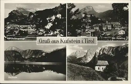 Kufstein Tirol Pendling Kaisertal Hechtsee / Kufstein /Tiroler Unterland