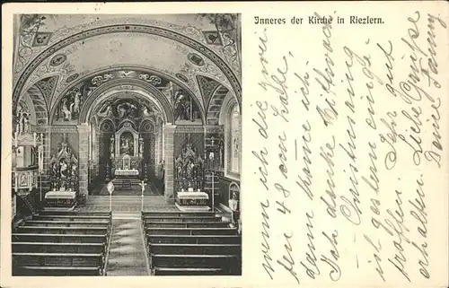 Riezlern Kleinwalsertal Vorarlberg Kirche Inneres / Mittelberg /Bregenz