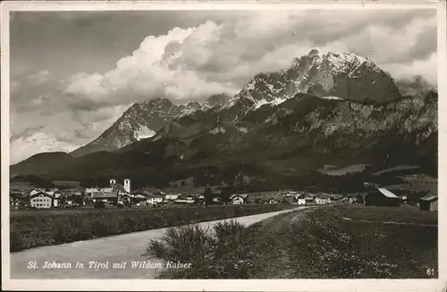 St Johann Tirol Gesamtansicht / St. Johann in Tirol /Tiroler Unterland