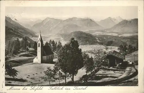 Moesern Talblick Inntal Kirche / Telfs /Innsbruck