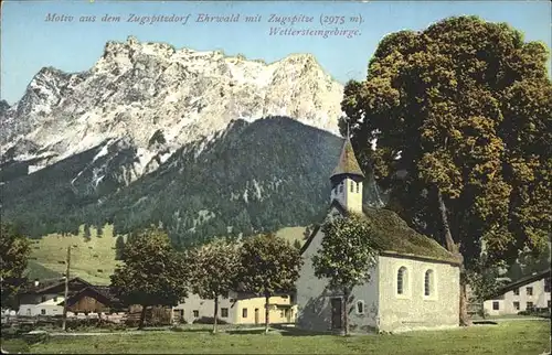 Ehrwald Tirol Kirche Zugspitze / Ehrwald /