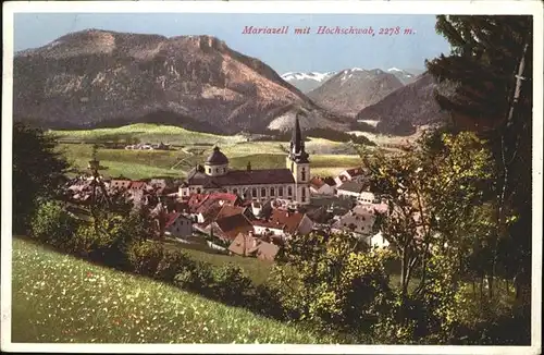 Mariazell Steiermark Gesamtansicht Hochschwab / Mariazell /oestliche Obersteiermark