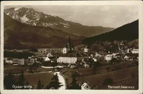 Mariazell Steiermark Gesamtansicht oetscher / Mariazell /oestliche Obersteiermark