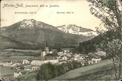 Mariazell Steiermark Gesamtansicht Gemeidealpe oetscher / Mariazell /oestliche Obersteiermark