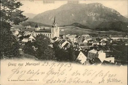 Mariazell Steiermark Gesamtansicht / Mariazell /oestliche Obersteiermark