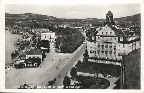 Linz Donau Landungsplatz Hotel Weinzinger / Linz /Linz-Wels