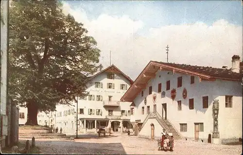 Reutte Tirol Rathaus Hotel Hirsch / Reutte /Ausserfern