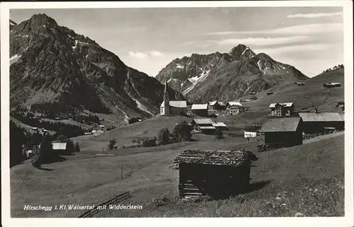 Hirschegg Kleinwalsertal Vorarlberg Gesamtansicht / Mittelberg /Bregenz