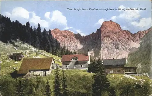 Kaisertal Unterkunftshaus / Kufstein /Tiroler Unterland