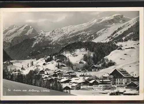 St Anton Arlberg Gesamtansicht / St. Anton am Arlberg /Tiroler Oberland