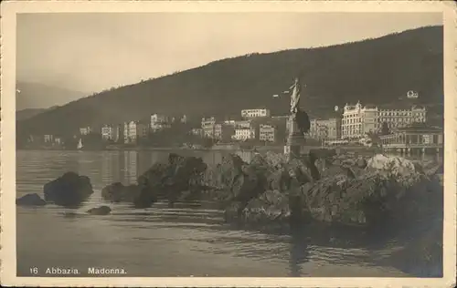 Abbazia Istrien Madonna / Seebad Kvarner Bucht /Primorje Gorski kotar