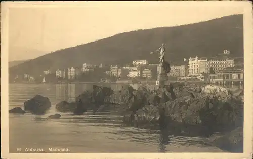 Abbazia Istrien Madonna / Seebad Kvarner Bucht /Primorje Gorski kotar