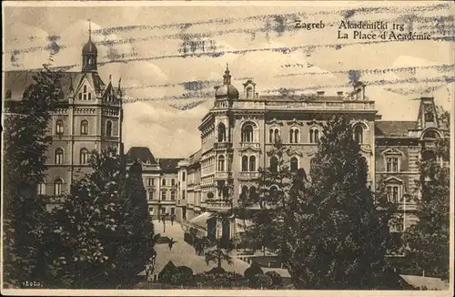 Zagreb place Academie / Zagreb /