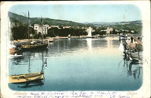 Abbazia Istrien Boot / Seebad Kvarner Bucht /Primorje Gorski kotar