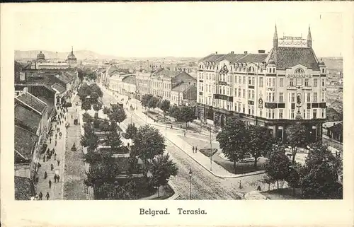 Belgrad Serbien Terasia / Serbien /