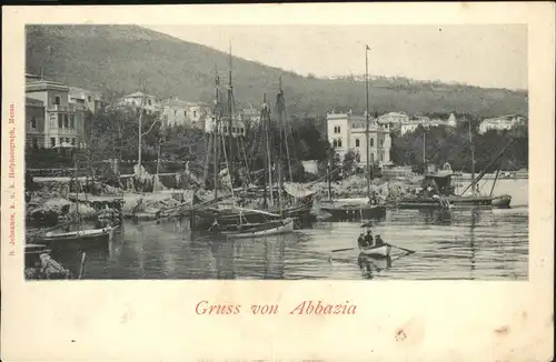 Abbazia Istrien Schiff / Seebad Kvarner Bucht /Primorje Gorski kotar