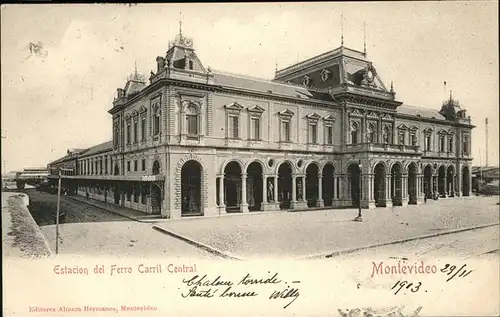 Montevideo Uruguay Estacion del Ferro Carril Central / Montevideo /