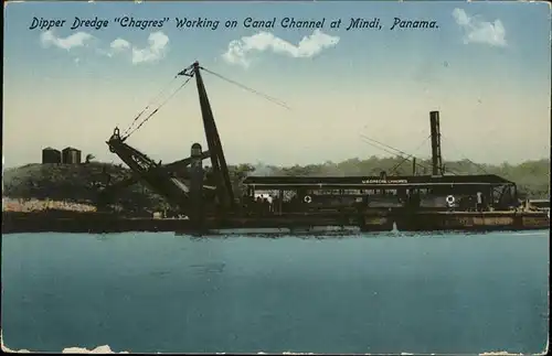 Panama City Panama Dipper Dredge Chagres Canal  / Panama City /
