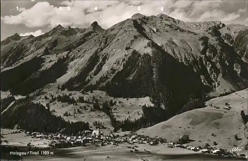 Holzgau Fliegeraufnahme  / Holzgau /Ausserfern