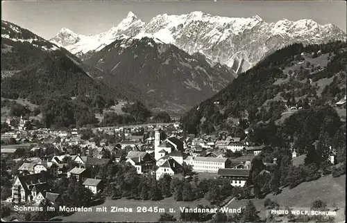 Schruns Vorarlberg Timba Vandanser Wand / Schruns /Bludenz-Bregenzer Wald