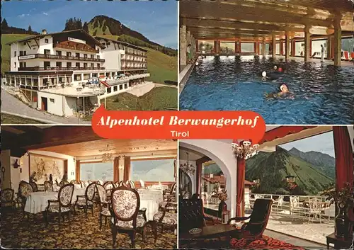 Berwang Tirol Alpen Hotel Berwangerhof / Berwang /Ausserfern