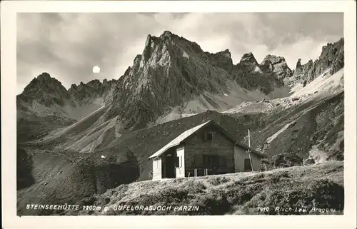 Steinseehuette Gufelgrasjoch Parzin / Landeck /Tiroler Oberland