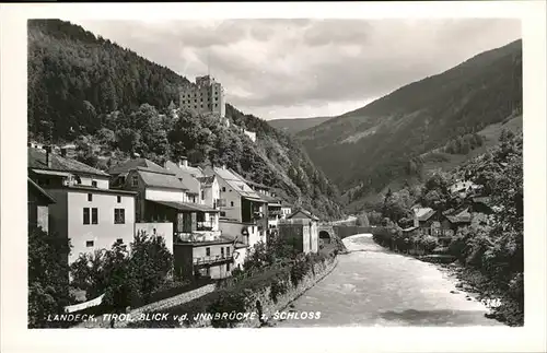 Landeck Tirol Innbruecke Schloss  / Landeck /Tiroler Oberland