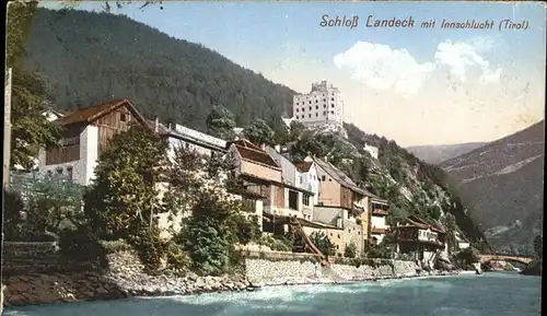 Landeck Tirol Schloss Innschlucht Bruecke / Landeck /Tiroler Oberland