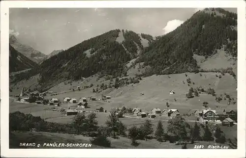 Brand Vorarlberg Panueler Schrofen / Brand /Bludenz-Bregenzer Wald