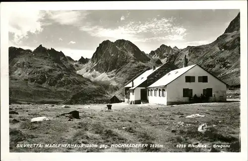 Silvretta Madlenerhaus Hochmaderer / Silvretta /Rg. Rhein