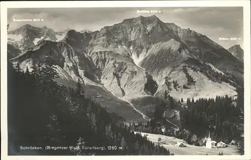 Schroecken Vorarlberg  / Schroecken /Bludenz-Bregenzer Wald