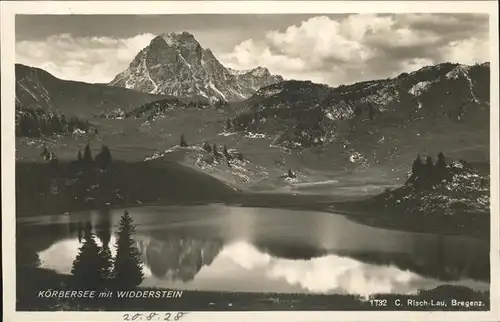 Koerbersee Widderstein / Schroecken /Bludenz-Bregenzer Wald