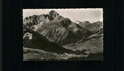 Riezlern Kleinwalsertal Vorarlberg Hirschegg Mittelberg Widderstein Baerenkopf  / Mittelberg /Bregenz