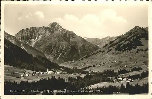 Riezlern Kleinwalsertal Vorarlberg Hirschegg Mittelberg Widderstein / Mittelberg /Bregenz