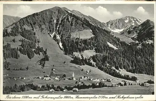 Riezlern Kleinwalsertal Vorarlberg Gehrenspitze Hammerspitze Kuhgehrenspitze / Mittelberg /Bregenz