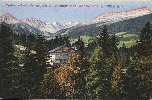 Walserschanz Kleinwalsertal Grenzwirtshaus /  /