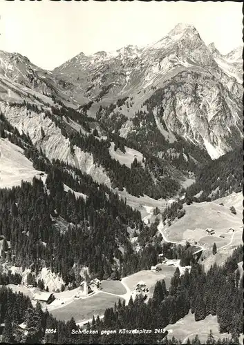 Schroecken Vorarlberg Kuenzelspitze / Schroecken /Bludenz-Bregenzer Wald
